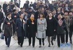政协委员步入会场