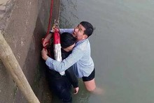 珠海海边漂浮一女子 过路大叔跳海救人