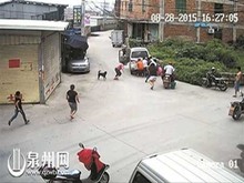 1岁男童被卷车底 路人13秒抬车救人