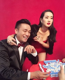 图为祝丹文录节目。