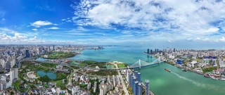 风光旖旎的海口。杨鹤摄