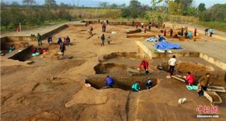 入选中华文明探源工程的河南西坡遗址考古发掘。孙猛 摄
