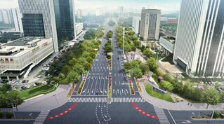 习友路（石莲南路-方兴大道段）改造效果图。