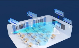 希沃人工智能教室演示图。