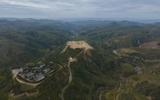 陕西清涧寨沟遗址寨塬盖核心区。陕西省文物局供图