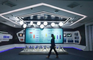 5G南京未来科技馆亮相未来网络小镇。南报融媒体记者 冯芃摄 