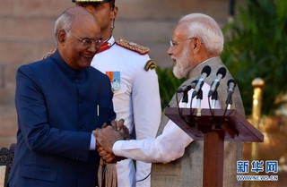 莫迪宣誓就任印度新政府总理
