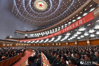 纪念中国红军长征胜利80周年大会举行。人民网 翁奇羽摄