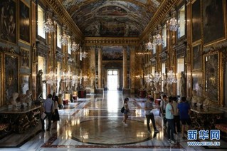 （国际疫情）（6）意大利罗马：科隆纳宫重新开放