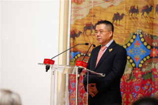 中国驻匈牙利大使龚韬。布达佩斯中国文化中心供图