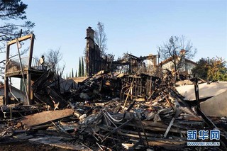 （国际）（5）美国加州：被烧毁的房屋