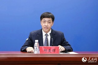 福建省应急厅一级巡视员邱美辉。人民网 陈永整摄