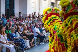 当地时间2月24日晚，2024年元宵节庆祝活动在巴西里约热内卢市科帕卡巴纳要塞举办。巴西山河文化促进中心供图