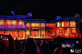 《印象大红袍》演出现场。人民网 李唯一摄
