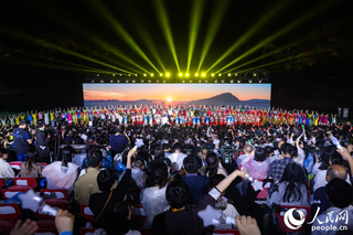 “何以中国·闽山闽水物华新”网络主题宣传活动启动仪式现场。人民网 李唯一摄
