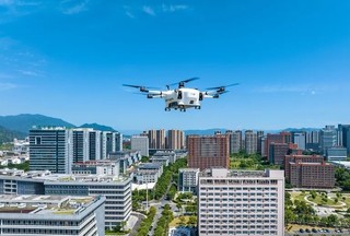 全省首条无人机物流航线在福州高新区开通（资料图）。林双伟摄