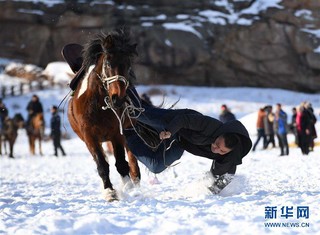 （社会）（1）新疆吉木乃：萨吾尔冬牧文化旅游节开幕
