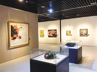 "记忆中的风景——湖北美术馆馆藏小幅绘画作品展"水彩作品《武昌司