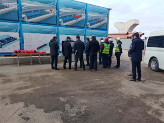 项目视察现场。中建六局交通建设公司供图