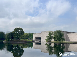 良渚博物院外观。人民网记者 崔越摄