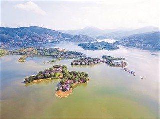 翠屏湖美景。古田旅发供图