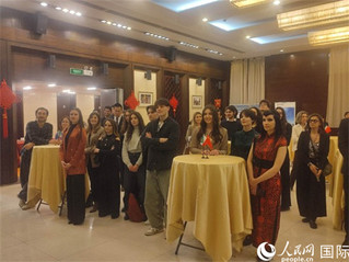 来自意大利多所高校的师生代表参加了此次活动。人民网记者郑彬摄