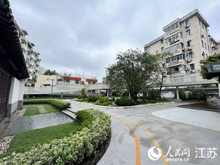 图为罗廊巷口袋公园。人民网记者 马晓波摄