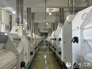 宇宸面粉项目生产车间。人民网 王丹丹摄