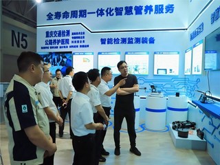 展会现场。重庆交通检测供图