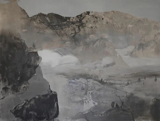 《岩壑清音》120×60cm 2013年