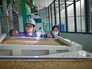 贵州德江：4万吨粮食储存加工厂投产。