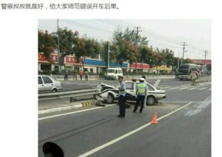 广东一高校老师校内驾车坠湖保卫处回应：坠湖老师人没事，车辆已吊出