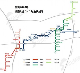 济南地铁第二轮规划最新版曝光?1号线与已建成路线不符