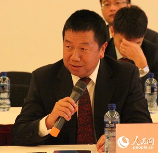 白银有色集团股份有限公司总经理张永亮发言.摄影王磊