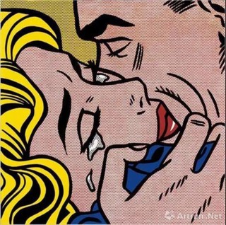 《吻》 1962 罗伊·利希滕斯坦