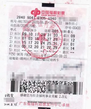 25年老彩民喜中857万