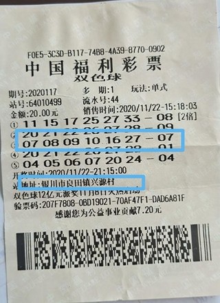 揽获大奖的中奖彩票