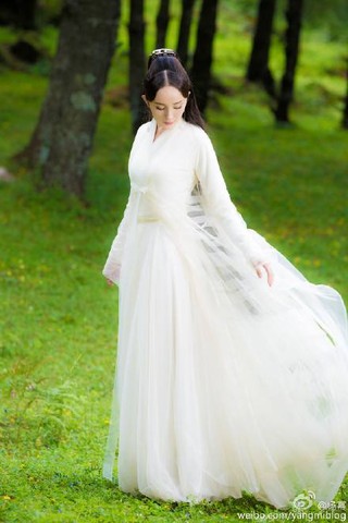 杨幂刘亦菲赵丽颖 女星古装白衣谁最惊为天人?