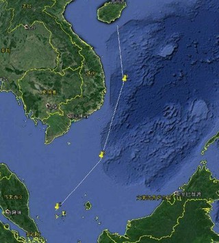 中國981石油平臺穿越南海前往印度洋作業