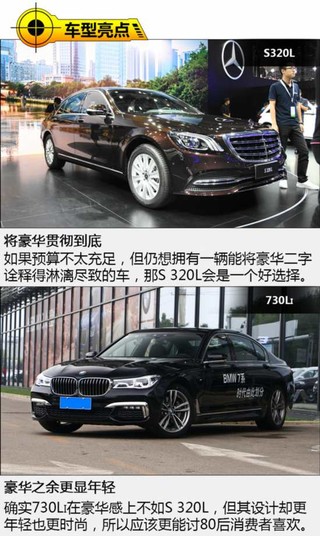 80万买一线豪华旗舰车型 奔驰S320L对宝马730Li-图5