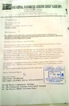 赞比亚卡森帕高级酋长皇家机构致函中国驻赞比亚大使李杰。中国援赞比亚第22批医疗队供图