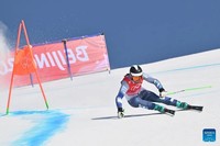 以色列高山滑雪運動員巴納巴斯·索洛斯（Barnabas Szollos）在周四舉行的全能項目中取得第六名的成績，這是以色列選手有史以來在冬奧會取得的最好成績。 新華社發