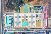 这是3月1日俯拍的南京江北储能电站。