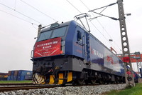 2022年中欧班列长安号第3000列在西安国际港站准备发车（9月27日摄）。新华社发
