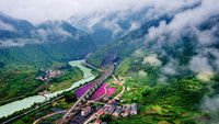 重庆市丰都县龙河全貌。受访者供图