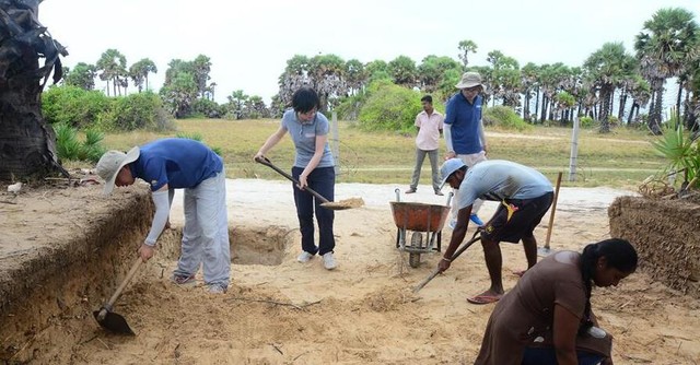 中国考古人员在斯里兰卡发现重要海丝遗迹