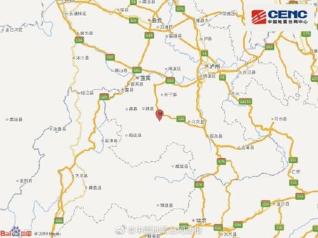 四川宜宾市长宁县附近发生6.0级地震