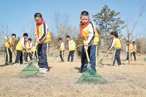 近19万北京市民参与绿地大扫除